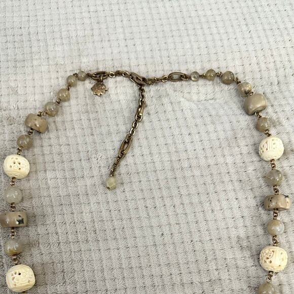 Stephen Dweck Bronze Mixed Media Necklace - Picture 5 of 6